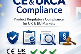 prepare ce marking and ukca compliance documentation