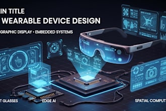 ar wearable device hardware with holographic display and embedded android system