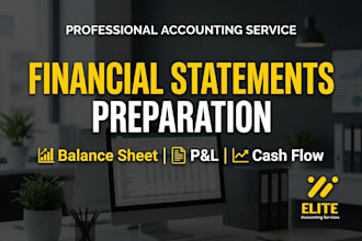 prepare financial statements and reports for your company