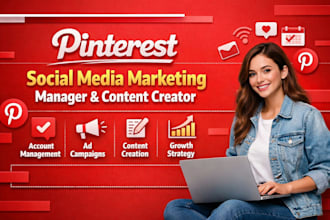 be your pinterest social media marketing manager and content creator