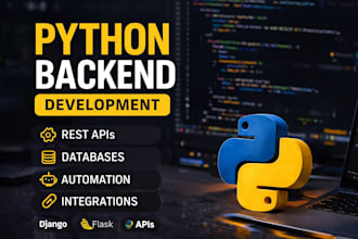 build python apis, backend systems, and automation scripts