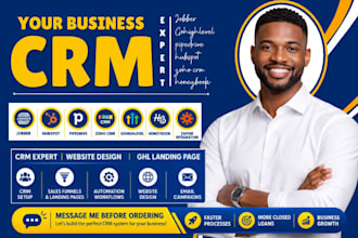 setup jobber hubspot pipedrive zoho crm gohighlevel honeybook zapier integration