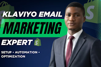 setup klaviyo email marketing flows, email automation and shopify email campaign