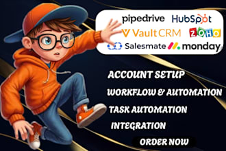 optimise your crm on pipedrive hubspot vault crm zoho crm salesmate monday crm