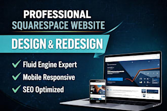 design or redesign professional deutsch squarespace website for business builder