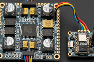 design micro drone flight controller pcb and uav embedded system with stm32
