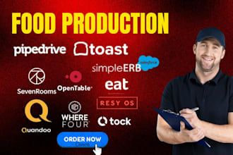 setup mrpeasy sevenrooms pipedrive toast crm wherefour eat app resy os opentable