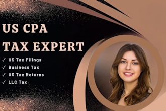 do US tax filing, business tax, US tax returns, llc tax, 1120 5472 1040 cpa