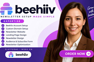 setup beehiiv domain beehiiv website newsletter beehiiv landing page