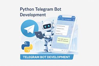 create a python telegram bot for automation