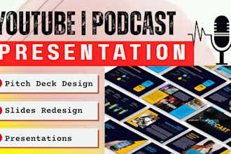 design investor ready youtube podcast interview tv show content presentation USA