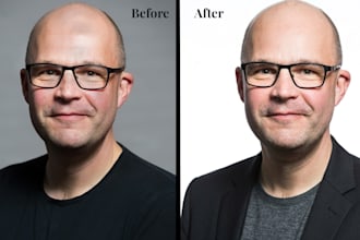 retouch portraits, corporate business headshot professionally