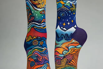 socks design unique socks design