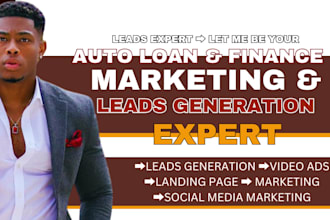 auto loan leads auto finance leads facebook ads car loan leads google ads video