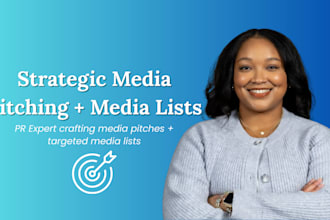 write a strategic media pitch email for press coverage