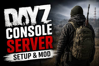 setup and mod your console dayz server, server config, dayz mods, clothing gears