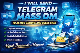 send telegram mass direct messages to targeted users