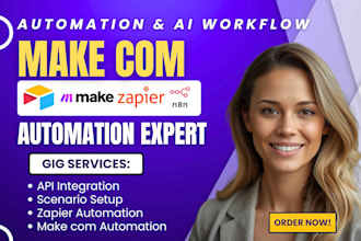 setup make com automation integromat scenario api integration fix make com