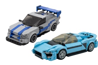 design lego house, moc, , toys, car,  technic, pdf instruction with  part list
