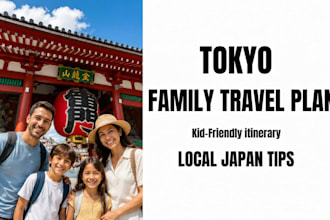 create a tokyo itinerary for families traveling with kids