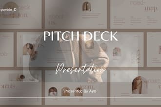 design a good film pitch deck presentation for your film