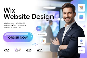 wix website design, wix harmony, wix vibe ai, develop wix store, wix database
