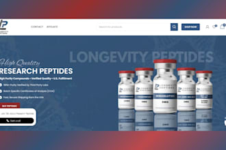 build biotech website peptide website sarms peptide research peptide store