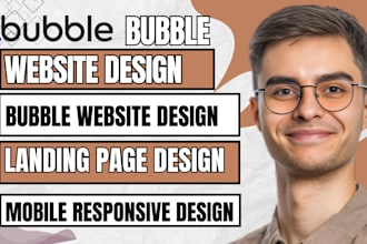 do bubble website design or bubble web app mvp saas bubble io no code developer