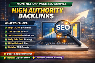 do monthly off page SEO authority white hat dofollow backlinks link building
