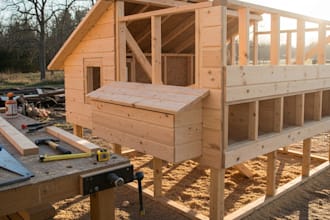 create a custom and easy to build DIY chicken coop plan