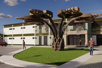 do architectural drafting, 3d modelling, and 3d rendering