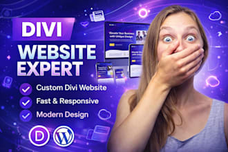 design divi website divi theme divi builder landing page figma to wordpress