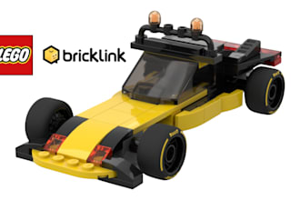design 3d lego set model, lego car toy, xml part list, lego weapon, furniture