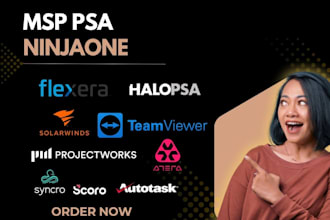setup autotask solarwinds flexera teamviewer scoro syncromsp projectworks atera