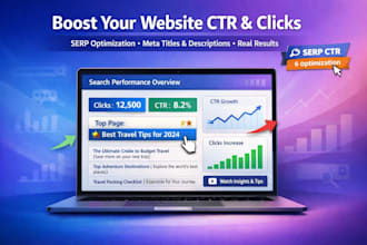 boost your website serp CTR and increase organic traffic
