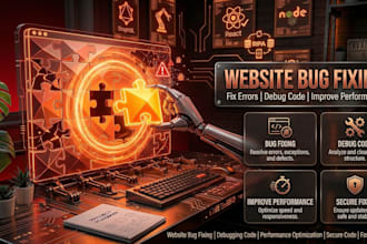 fix HTML CSS and javascript bugs in your web application