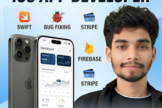 fix issues or bugs, and will develop ios apps