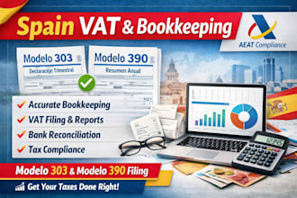 do spain vat filing modelo 303 390 and bookkeeping for aeat tax compliance
