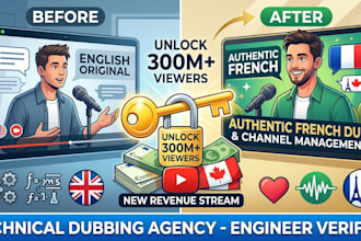 dub your youtube videos into perfect native french