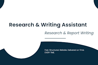 research any topic and deliver a clean, structured report