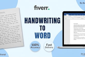do manual typing and handwriting to text conversion