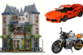 design custom 3d lego moc,  car,  technic with pdf instructions and parts list