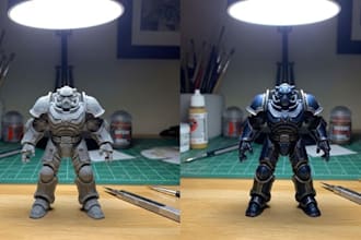 do 3d print and paint, miniature printing, warhammer painting, ship models