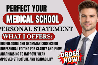 proofread, edit your personal statement, statement of purpose, admission