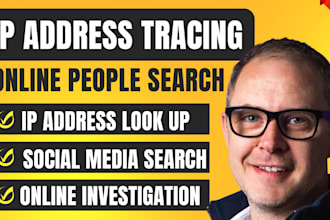find someone IP address location trace online people search as private detective