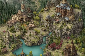 draw custom fantasy map