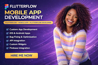 build flutterflow mobile app, flutterflow developer, flutterflow app development