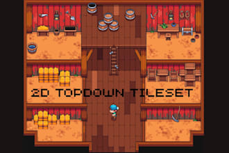 do pixel art tileset topdown tileset sprite sheet tilemap background and assets