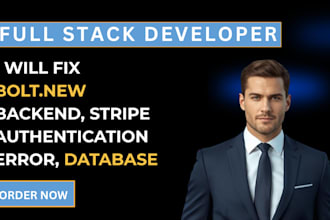manually fix bolt new app supabase authentication stripe deployment
