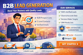 deliver high quality GEO targeted b2b linkedin leads